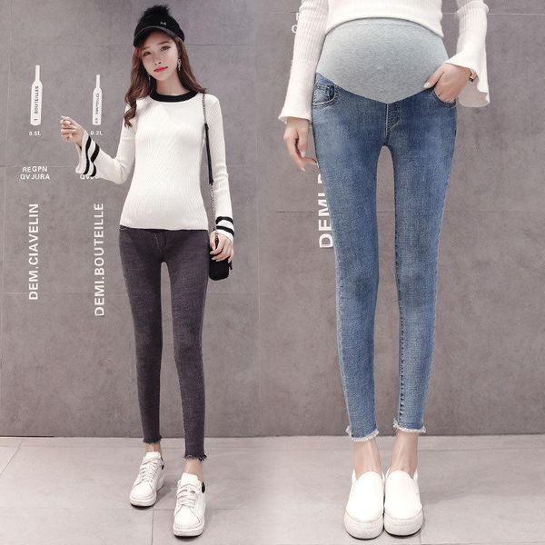 9/10 length stretch washed denim maternity jeans summer fashion pencil trousers clothes for pregnant women pregnancy pants bottoms, White
9/10 length stretch washed denim maternity jeans summer fashion pencil trousers clothes for pregnant women pregnancy pants bottoms, White