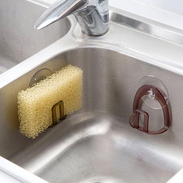 practical sink sponge holder plastic drain drying rack suction cup dish clothes for scrubber soap storage kitchen & organization
practical sink sponge holder plastic drain drying rack suction cup dish clothes for scrubber soap storage kitchen & organization