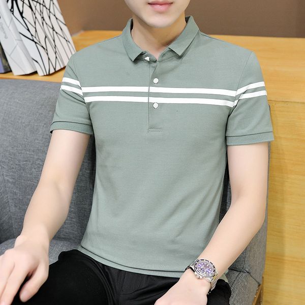 luxury t-shirts men's short sleeved polo t-shirt 95 cotton spring and summer busins gentleman lapel stripe casual men's wear, Black
luxury t-shirts men's short sleeved polo t-shirt 95 cotton spring and summer busins gentleman lapel stripe casual men's wear, Black
