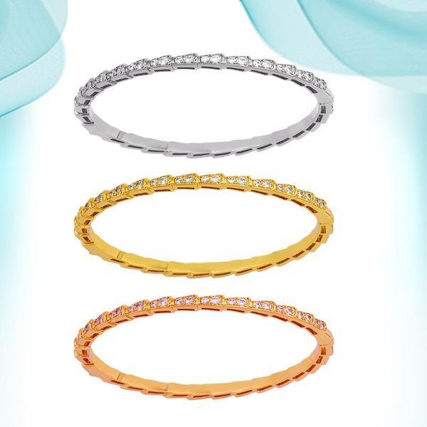 bangle snake bracelets trendy copper metal with full stone women's jewelery girls friends couple female ladies gift silver gold, Black
bangle snake bracelets trendy copper metal with full stone women's jewelery girls friends couple female ladies gift silver gold, Black
