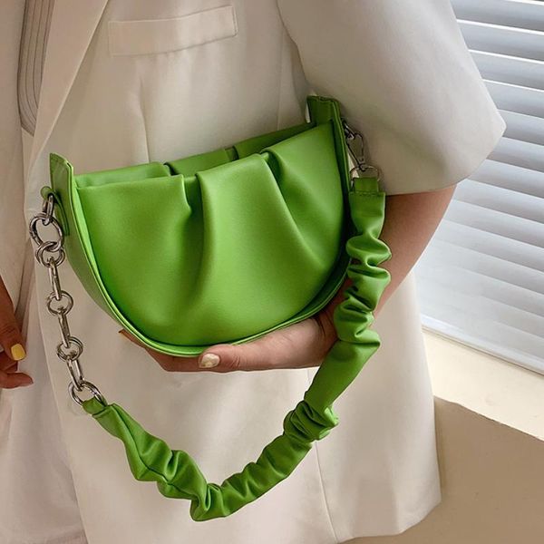evening bags solid color pleated underarm bag 2021 summer soft pu leather women's designer handbag shoulder messenger
evening bags solid color pleated underarm bag 2021 summer soft pu leather women's designer handbag shoulder messenger