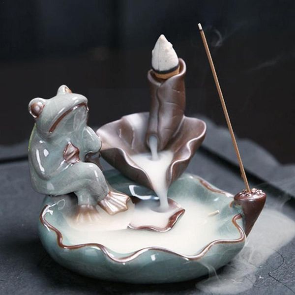 fragrance lamps handmade ceramic backflow incense holder frog round pond stick clip table deskburner ornament cone k7r5
fragrance lamps handmade ceramic backflow incense holder frog round pond stick clip table deskburner ornament cone k7r5