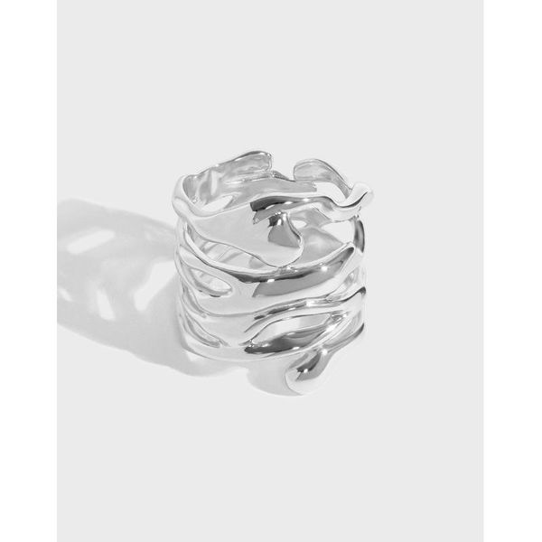 sterling silve open ring for women minimalist all-matched multi-layers winding wide surface rings jewelry punk cluster, Golden;silver
sterling silve open ring for women minimalist all-matched multi-layers winding wide surface rings jewelry punk cluster, Golden;silver