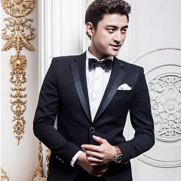 suit men's studio po korean slim evening dress man group clothing stage performance host suits & blazers, White;black
suit men's studio po korean slim evening dress man group clothing stage performance host suits & blazers, White;black
