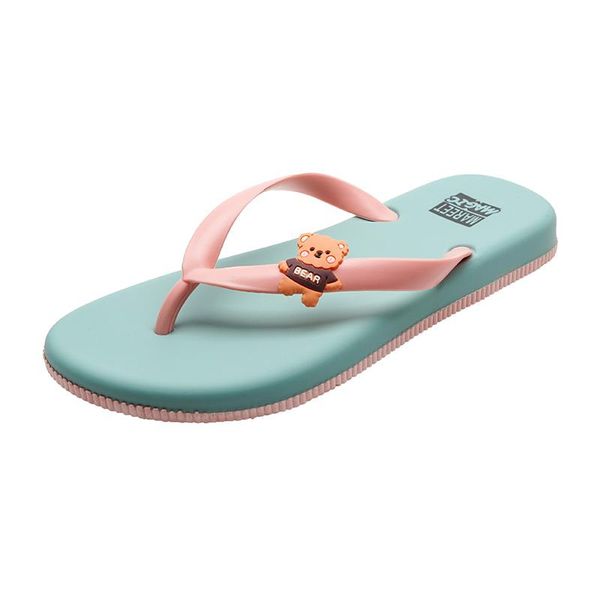 summer indoor and outdoor shoes fashion cute cartoon bear the word flip flops sandals slippers, Black
summer indoor and outdoor shoes fashion cute cartoon bear the word flip flops sandals slippers, Black