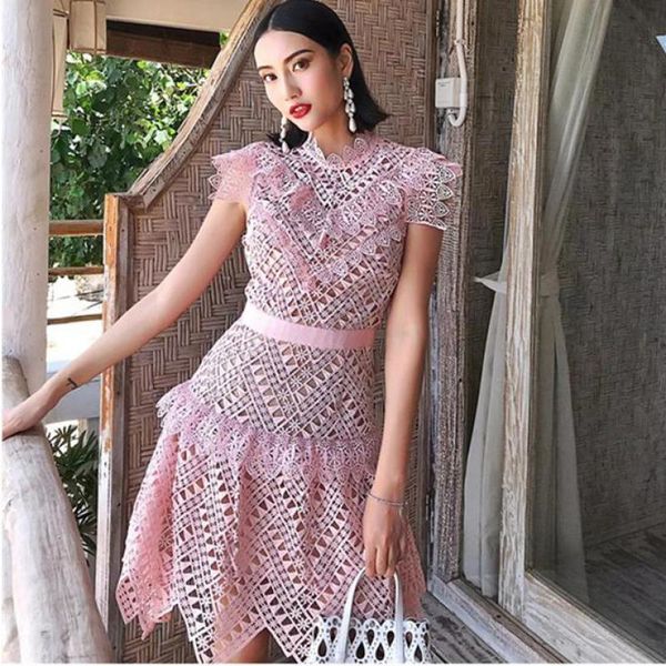 casual dresses getspring women dress temperamet lace pink hollow out vintage sleeveless slim high waist short 2021, Black;gray
casual dresses getspring women dress temperamet lace pink hollow out vintage sleeveless slim high waist short 2021, Black;gray