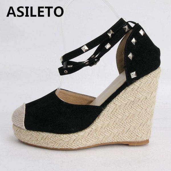 women espadrille sandals summer platform wedges shoes high heels bohemia ankle strap party big size 34-43 a2096, Black
women espadrille sandals summer platform wedges shoes high heels bohemia ankle strap party big size 34-43 a2096, Black
