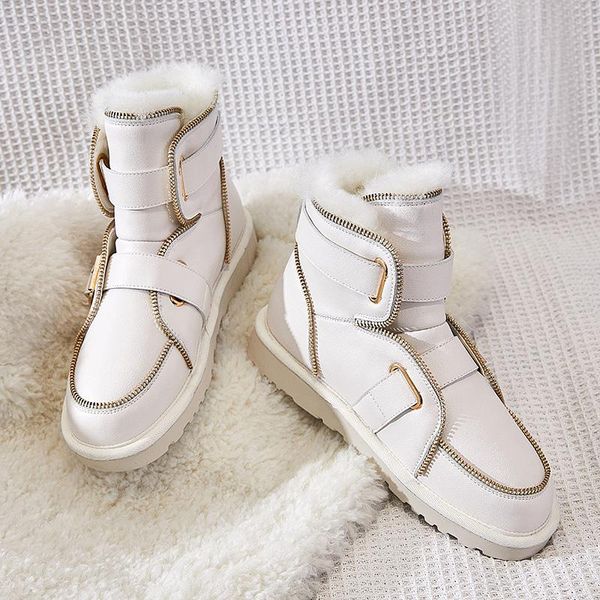 boots moipheng snow classic sewing fashion warm plush winter shoe waterproof leather work female casual shoes booties, Black
boots moipheng snow classic sewing fashion warm plush winter shoe waterproof leather work female casual shoes booties, Black