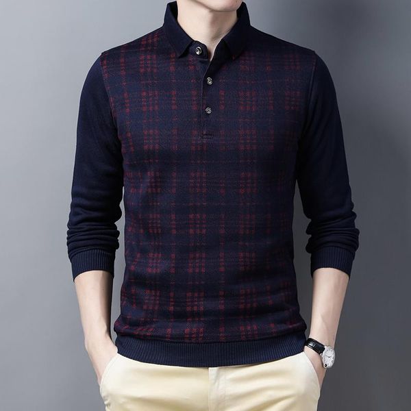 men's sweaters brand fashion winter thick warm sweater men soft slim fit turn-down collar casual plaid knitted pullover y406, White;black
men's sweaters brand fashion winter thick warm sweater men soft slim fit turn-down collar casual plaid knitted pullover y406, White;black