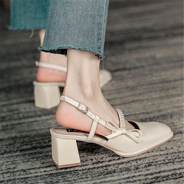 sandals single shoes women summer style bowknot pearl square toe high-heeled mary jane fairy in stock, Black
sandals single shoes women summer style bowknot pearl square toe high-heeled mary jane fairy in stock, Black