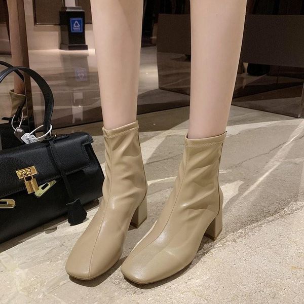 boots female british style 2021 spring and autumn single square head thick heel net red thin high heels short b, Black
boots female british style 2021 spring and autumn single square head thick heel net red thin high heels short b, Black