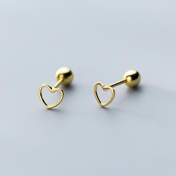 stud 100% 925 sterling silver petite plain hearts earrings for women small fine jewelry brincos, Golden;silver
stud 100% 925 sterling silver petite plain hearts earrings for women small fine jewelry brincos, Golden;silver