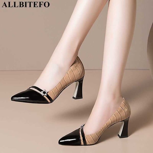 allbitefo size 33-43 genuine leather women heels shoes spring fashion party wedding shoes high heels women high heel shoes 210611, Black
allbitefo size 33-43 genuine leather women heels shoes spring fashion party wedding shoes high heels women high heel shoes 210611, Black