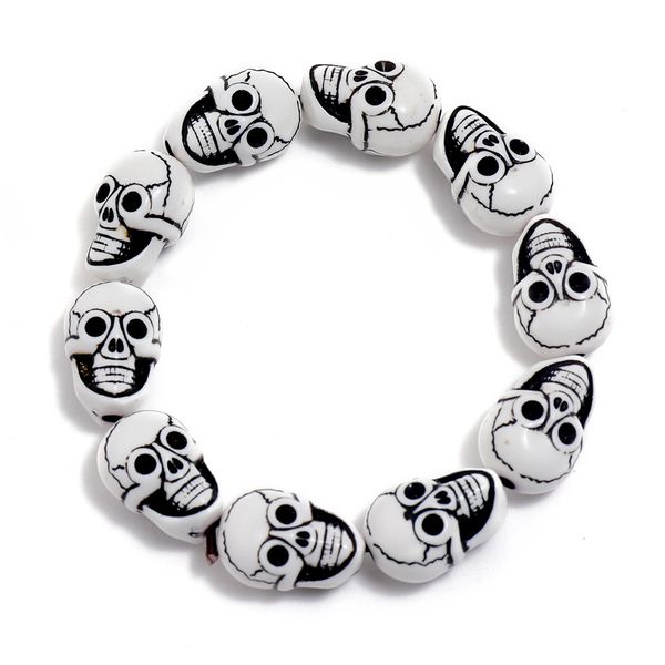 bangles bracelet jewelry resin men's skull simple beaded fashion creative hand, Black
bangles bracelet jewelry resin men's skull simple beaded fashion creative hand, Black