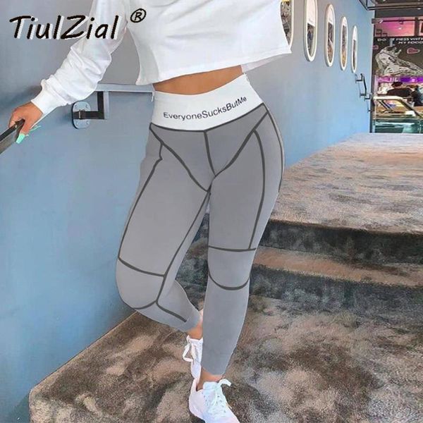 women's leggings tiulzial casual patchwork fitness women 2021 autumn skinny elastic high waist jogger lady gray, Black
women's leggings tiulzial casual patchwork fitness women 2021 autumn skinny elastic high waist jogger lady gray, Black
