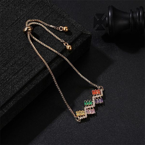 rectangle cubic zirconia bracelets tennis adjustable bracelet ladies bangle crystal micro-inlaid zircon charm, Golden;silver
rectangle cubic zirconia bracelets tennis adjustable bracelet ladies bangle crystal micro-inlaid zircon charm, Golden;silver