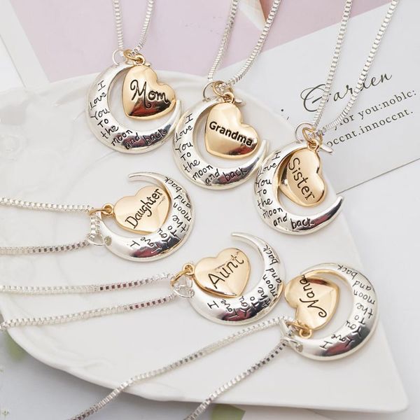 pendant necklaces moon shape necklace mom and girl gift costume accessories party birthday jewelry chain, Silver
pendant necklaces moon shape necklace mom and girl gift costume accessories party birthday jewelry chain, Silver
