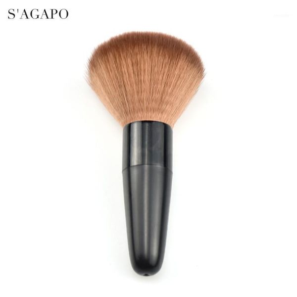 s'agapo short blush makeup brush professional round powder foundation concealer loose beauty tool1
s'agapo short blush makeup brush professional round powder foundation concealer loose beauty tool1