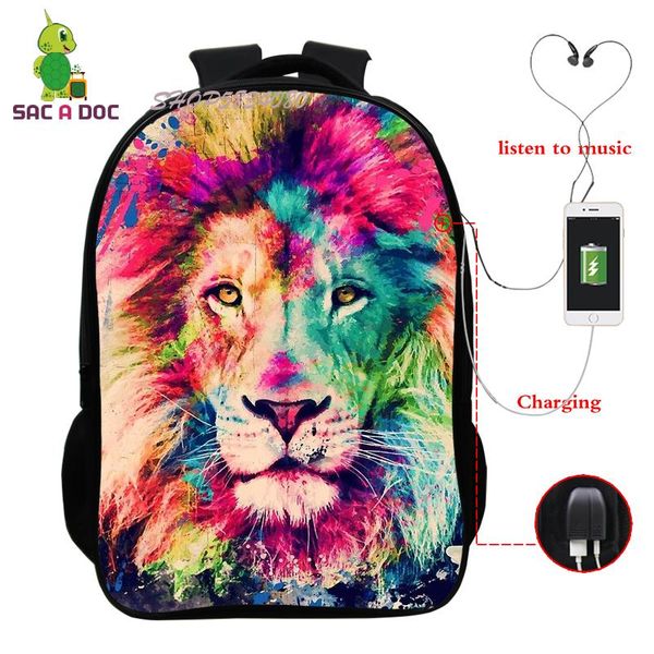 backpack animal lion teen mochila student school girls book bags boys shoulders bag backpacks for women
backpack animal lion teen mochila student school girls book bags boys shoulders bag backpacks for women