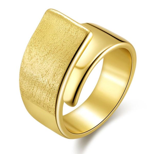 cluster rings boako 18 k yellow gold women geometric big wide rectangular wedding female jewelry gift z10, Golden;silver
cluster rings boako 18 k yellow gold women geometric big wide rectangular wedding female jewelry gift z10, Golden;silver