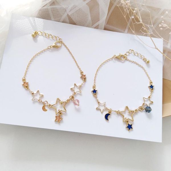 link, chain personality cute cartoon drop glaze bracelet 2021 japan and korea trend of women's party gift jewelry, Black
link, chain personality cute cartoon drop glaze bracelet 2021 japan and korea trend of women's party gift jewelry, Black