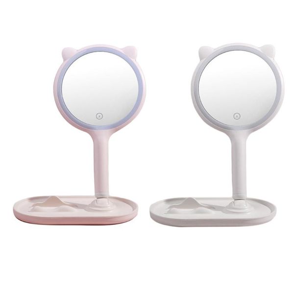 compact mirrors makeup desk mirror with led lights 5x magnifying double-side 3-color electrodeless dimming lighted up table round
compact mirrors makeup desk mirror with led lights 5x magnifying double-side 3-color electrodeless dimming lighted up table round