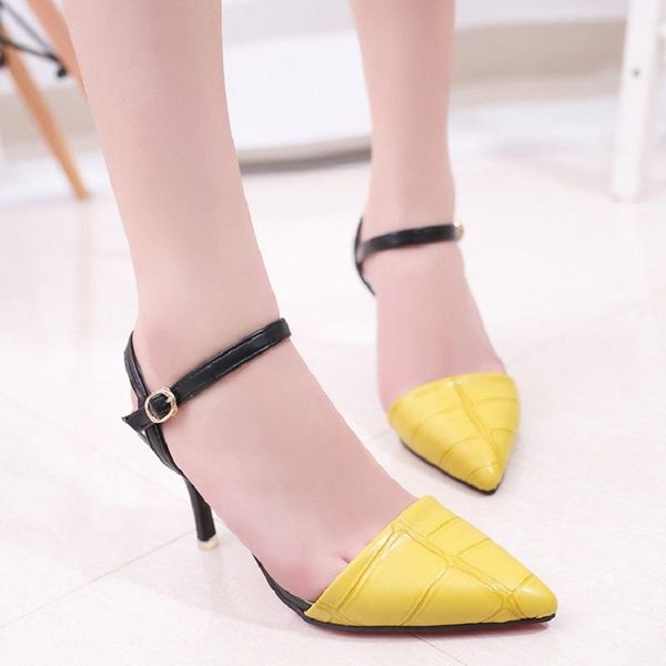 dress shoes summer fashion pointed toe sandals women thin high heels pumps shallow woman casual ankle strap sandalias, Black
dress shoes summer fashion pointed toe sandals women thin high heels pumps shallow woman casual ankle strap sandalias, Black