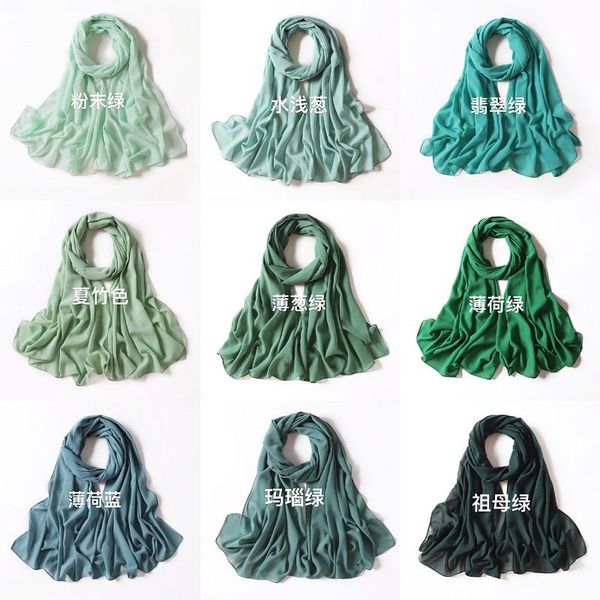 scarves fashion women's premium chiffon muslim headscarf hijabs soft beach shawl solid color islamic turban head wrap 175x70cm, Blue;gray
scarves fashion women's premium chiffon muslim headscarf hijabs soft beach shawl solid color islamic turban head wrap 175x70cm, Blue;gray