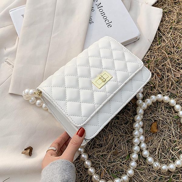 original brand pearl chain bag female 2021 fashion lingge messenger square shoulder bags
original brand pearl chain bag female 2021 fashion lingge messenger square shoulder bags