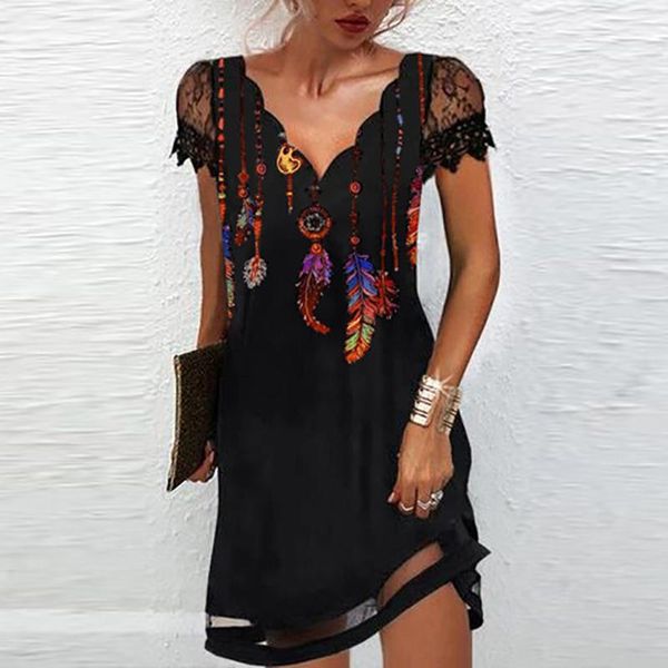 casual dresses 2022 elegant for women v neck lace sleeves short dress spring summer ladies sleeve white party, Black;gray
casual dresses 2022 elegant for women v neck lace sleeves short dress spring summer ladies sleeve white party, Black;gray