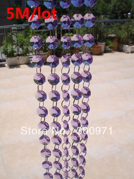 chandelier crystal 5 meters/lot, 14mm purple octagonal beads/ garland strand for home & wedding,party decoration supplies
chandelier crystal 5 meters/lot, 14mm purple octagonal beads/ garland strand for home & wedding,party decoration supplies