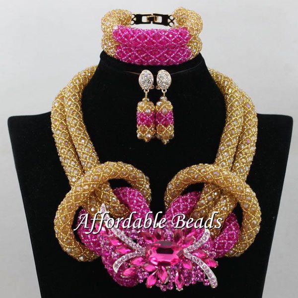 earrings & necklace champagne gold wedding bridal jewelry set nigerian design item ncd097, Silver
earrings & necklace champagne gold wedding bridal jewelry set nigerian design item ncd097, Silver