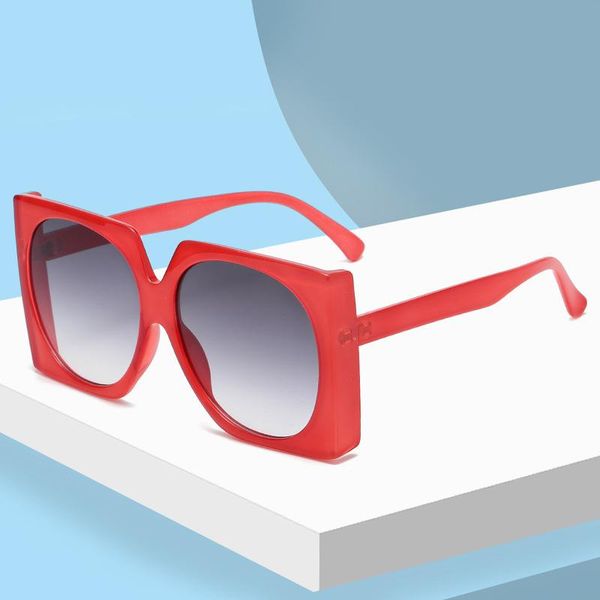 sunglasses oversized square for women men 2021 brand designer glasses fashion large frame silver mirror female, White;black
sunglasses oversized square for women men 2021 brand designer glasses fashion large frame silver mirror female, White;black
