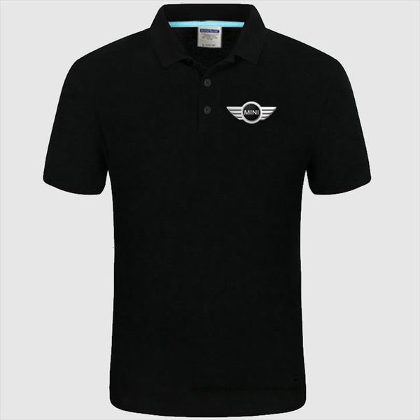 summer shirt mini brand mens polos fashion cotton short sleeve shirts solid jersey tees, White;black
summer shirt mini brand mens polos fashion cotton short sleeve shirts solid jersey tees, White;black