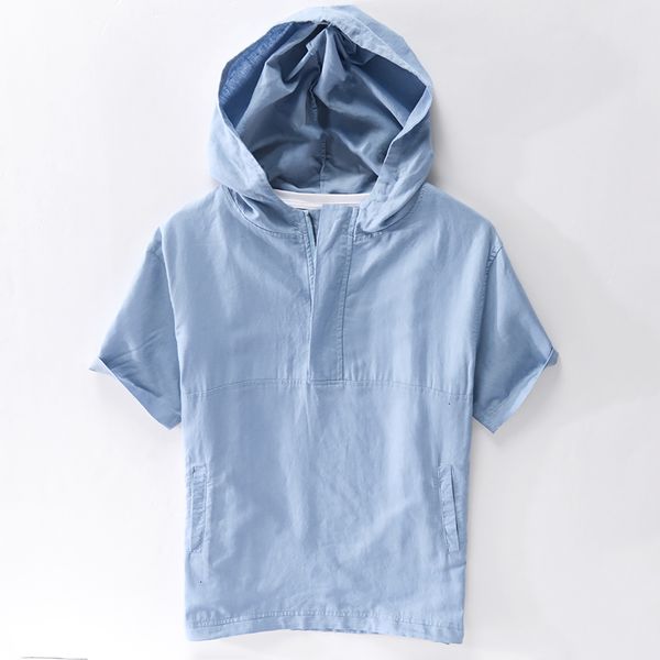 men's t-shirts unique design hooded short sleeve linen brand fashion loose shirts for men casual trend shirt mens chemise camisa 4vyv, White;black
men's t-shirts unique design hooded short sleeve linen brand fashion loose shirts for men casual trend shirt mens chemise camisa 4vyv, White;black