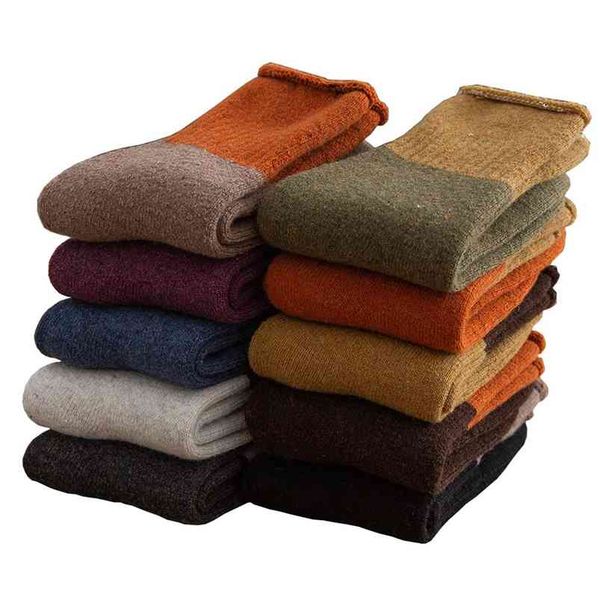 winter women's thicken warm harajuku retro color combination hemming wool fashion cashmere cotton socks 5 pair 210720, Black;white
winter women's thicken warm harajuku retro color combination hemming wool fashion cashmere cotton socks 5 pair 210720, Black;white