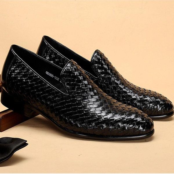 dress shoes 100% genuine leather weaving style formal for suit casual flats wedding party driving business oxfords men f29, Black
dress shoes 100% genuine leather weaving style formal for suit casual flats wedding party driving business oxfords men f29, Black