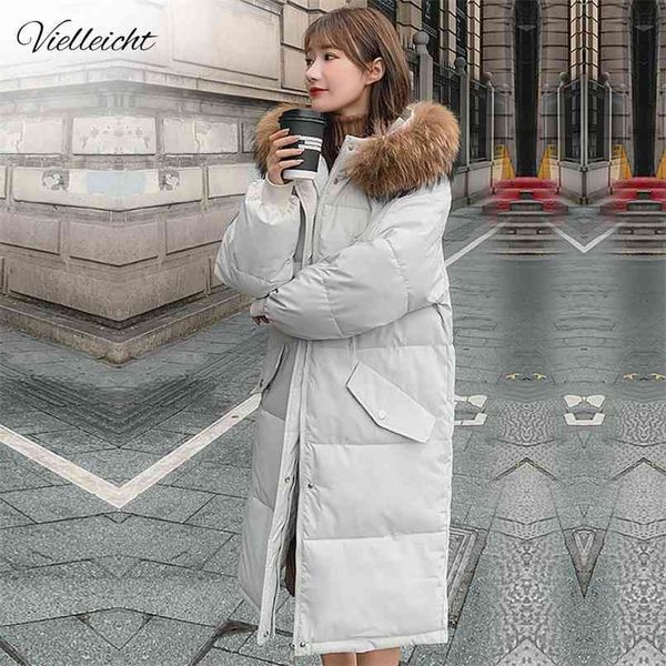 vielleicht long winter coat women hooded down parka ladies warm winter jacket women loose big fur collar jacket coat 210918, Black
vielleicht long winter coat women hooded down parka ladies warm winter jacket women loose big fur collar jacket coat 210918, Black
