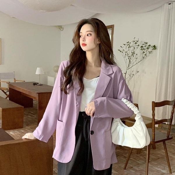 women's suits & blazers blazer women autumn clothes thin section in 2021 fashionable high street pocket temperament loose long sleeve, White;black
women's suits & blazers blazer women autumn clothes thin section in 2021 fashionable high street pocket temperament loose long sleeve, White;black