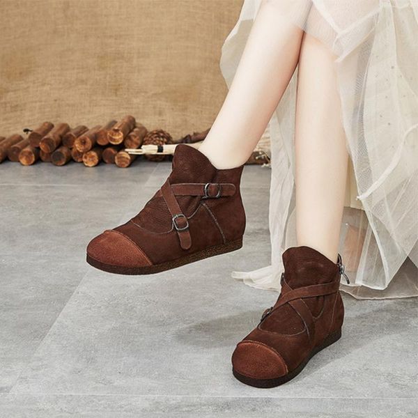 boots genuine cow leather buckle zipper shoes for women flat with winter handmade footwear sneaker retro 2021, Black
boots genuine cow leather buckle zipper shoes for women flat with winter handmade footwear sneaker retro 2021, Black