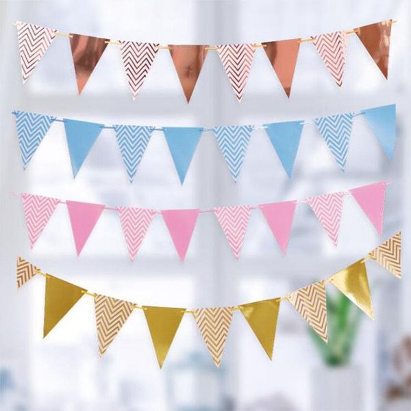 party decoration gold sliver flag banner garland diy glitter bunting paper birthday for home event wedding supplies
party decoration gold sliver flag banner garland diy glitter bunting paper birthday for home event wedding supplies