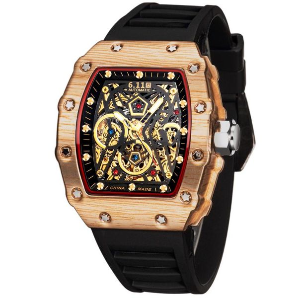 wristwatches sports men watch automatic mechanical tough guy watches unique personality domineering fashion star wristwatch, Slivery;brown
wristwatches sports men watch automatic mechanical tough guy watches unique personality domineering fashion star wristwatch, Slivery;brown