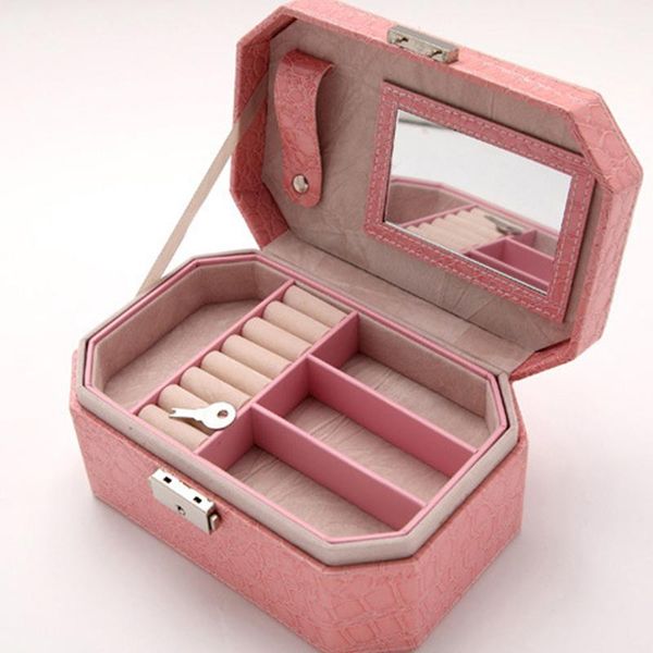 storage boxes & bins crocodile grain jewelry box pu leather make up organizer double layers for earrings bracelet display
storage boxes & bins crocodile grain jewelry box pu leather make up organizer double layers for earrings bracelet display