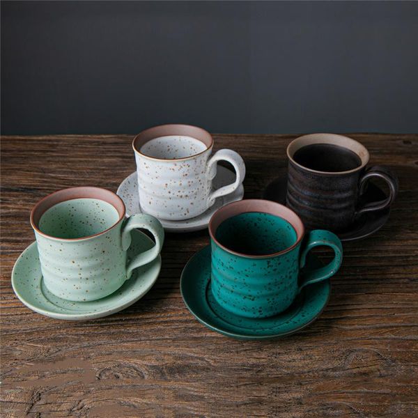 mugs 290ml traditional chinese stoare ceramic coffee mug with saucer kiln change teacup hand-made water cup personality coffeeware
mugs 290ml traditional chinese stoare ceramic coffee mug with saucer kiln change teacup hand-made water cup personality coffeeware