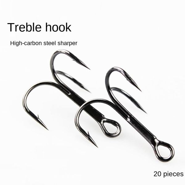 fishing hooks 20pcs/lot white color treble hook high strength 2#-4#-6#-8#-10# high-carbon steel saltwater
fishing hooks 20pcs/lot white color treble hook high strength 2#-4#-6#-8#-10# high-carbon steel saltwater
