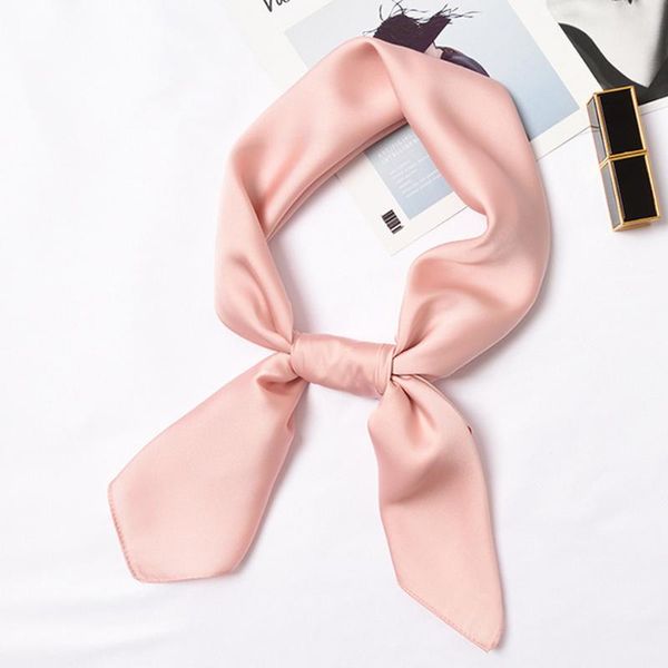 scarves 2021 women silk scarf square foulard lady's neck hair design solid head kerchief fashion girl scarfs, Blue;gray
scarves 2021 women silk scarf square foulard lady's neck hair design solid head kerchief fashion girl scarfs, Blue;gray