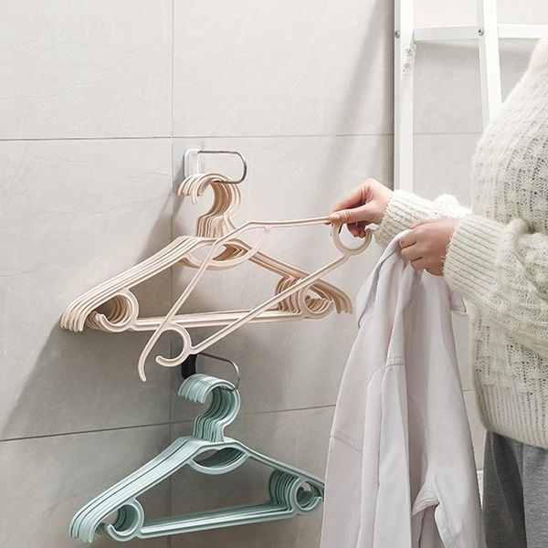 no punching wall paste simple stainless steel u-shaped clothes rack storage laundry clip finishing hanger hangers & racks
no punching wall paste simple stainless steel u-shaped clothes rack storage laundry clip finishing hanger hangers & racks