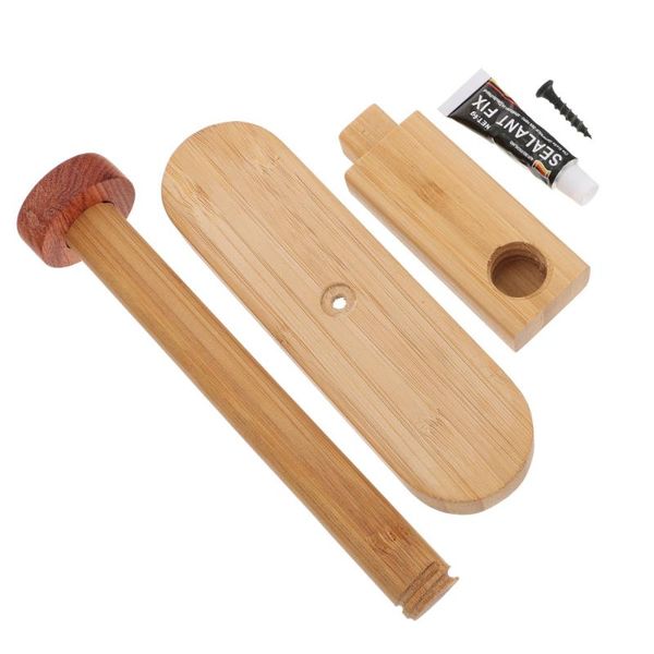 toilet paper holders 1pc creative wood tissue holder roll rack towel (wood color)
toilet paper holders 1pc creative wood tissue holder roll rack towel (wood color)