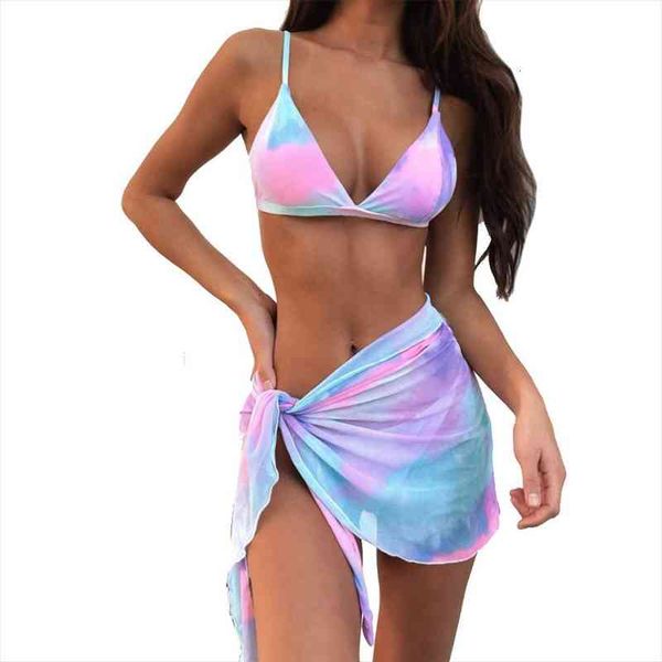 tie dye 3 piece bathing suit triangle bikini push up swimming suit for women high waist designer bikini bathing suits, White;black
tie dye 3 piece bathing suit triangle bikini push up swimming suit for women high waist designer bikini bathing suits, White;black