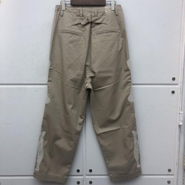 men's pants khaki bone embroidery kapital cargo men women1:1 fashion casual denim trousers, Black
men's pants khaki bone embroidery kapital cargo men women1:1 fashion casual denim trousers, Black